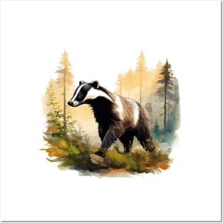 Badger Posters and Art